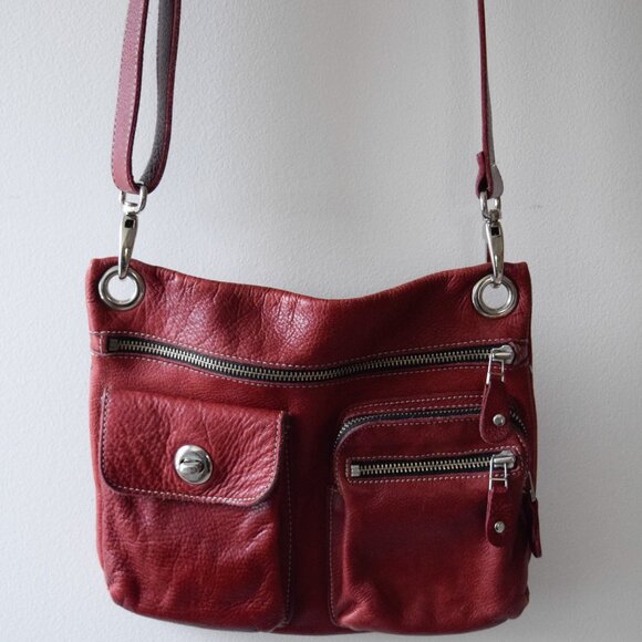 Roots leather crossbody purse - Picture 2 of 6